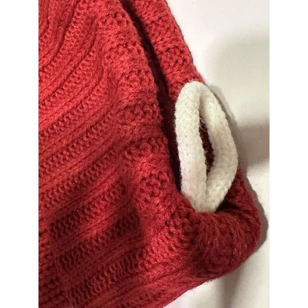 Target Wondershop Knit Dog Puppy Paw Print Embroidered Christmas Stocking Pocket